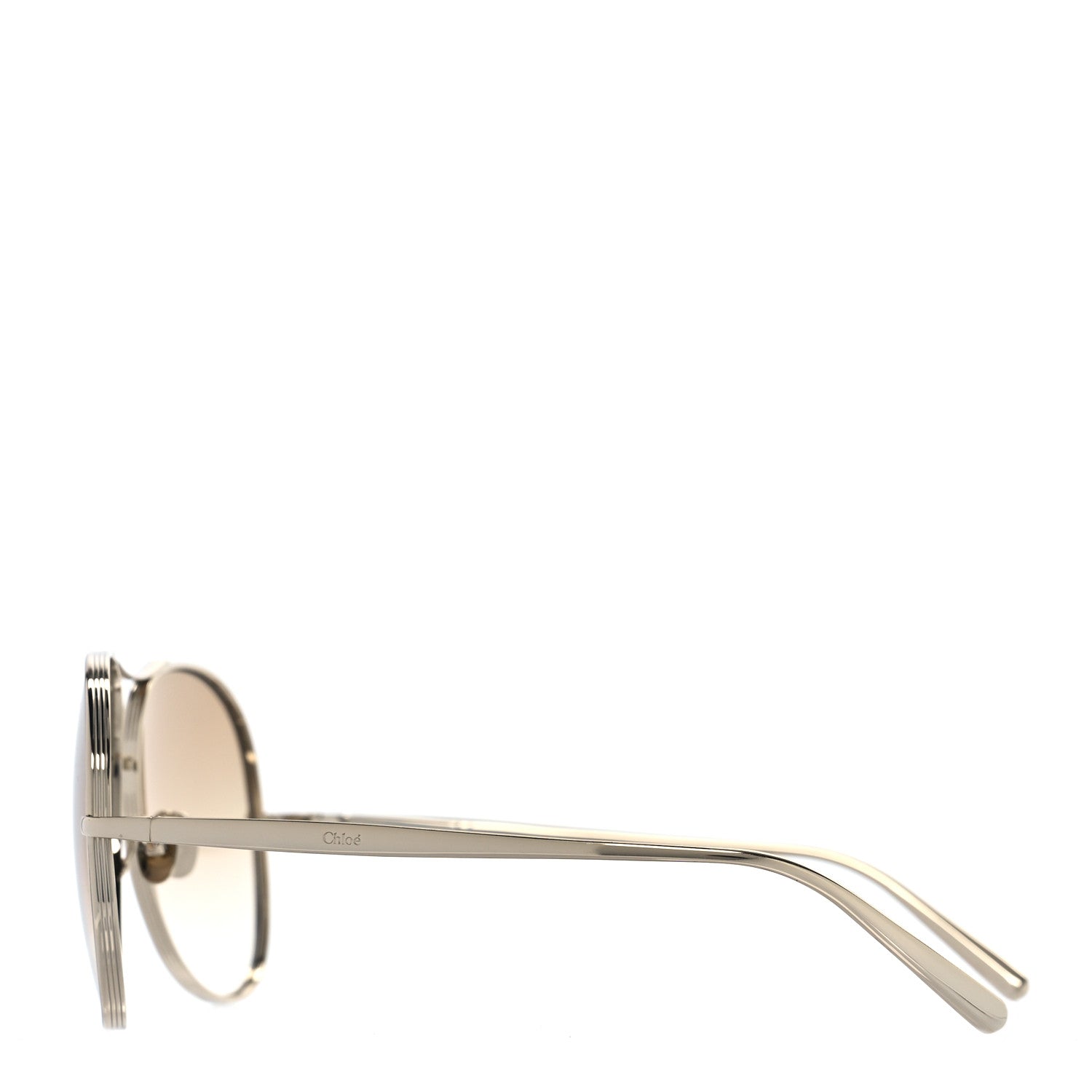 Chloe Metal Aviator CE127S Sunglasses Gold 2 of 7