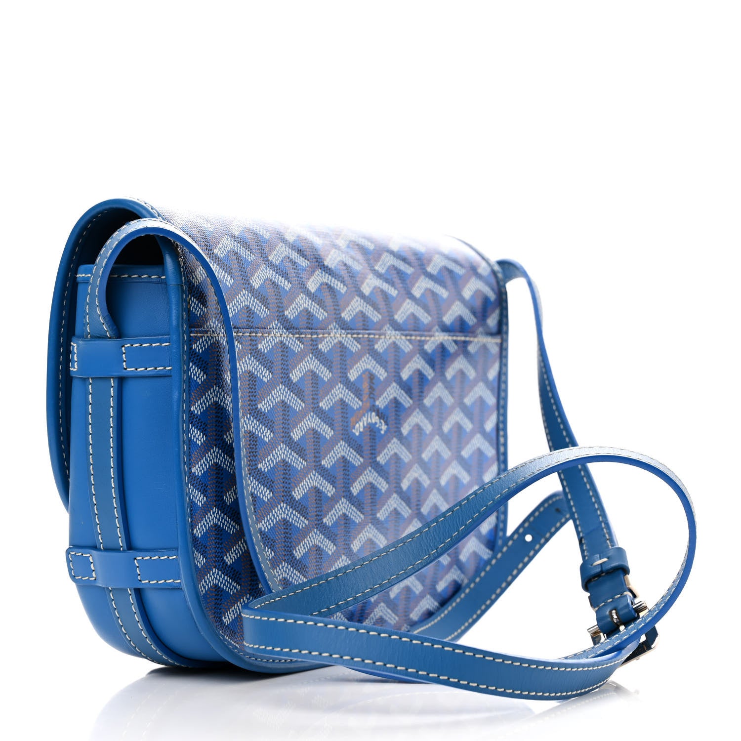 Goyard Goyardine Belvedere PM Messenger Bag Sky Blue 3 of 15
