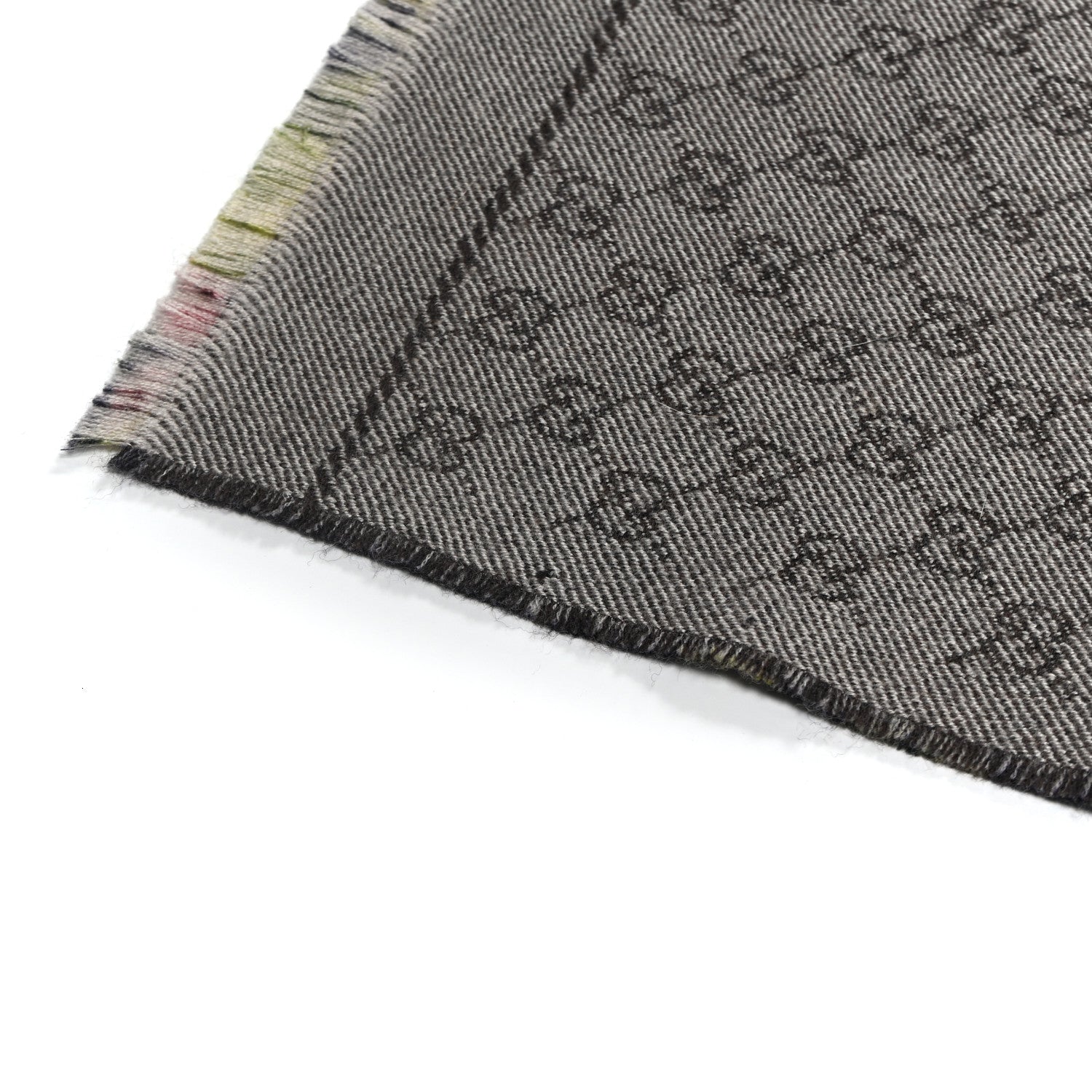 Gucci Wool GG Monogram Miniorophin Scarf Black 4 of 4