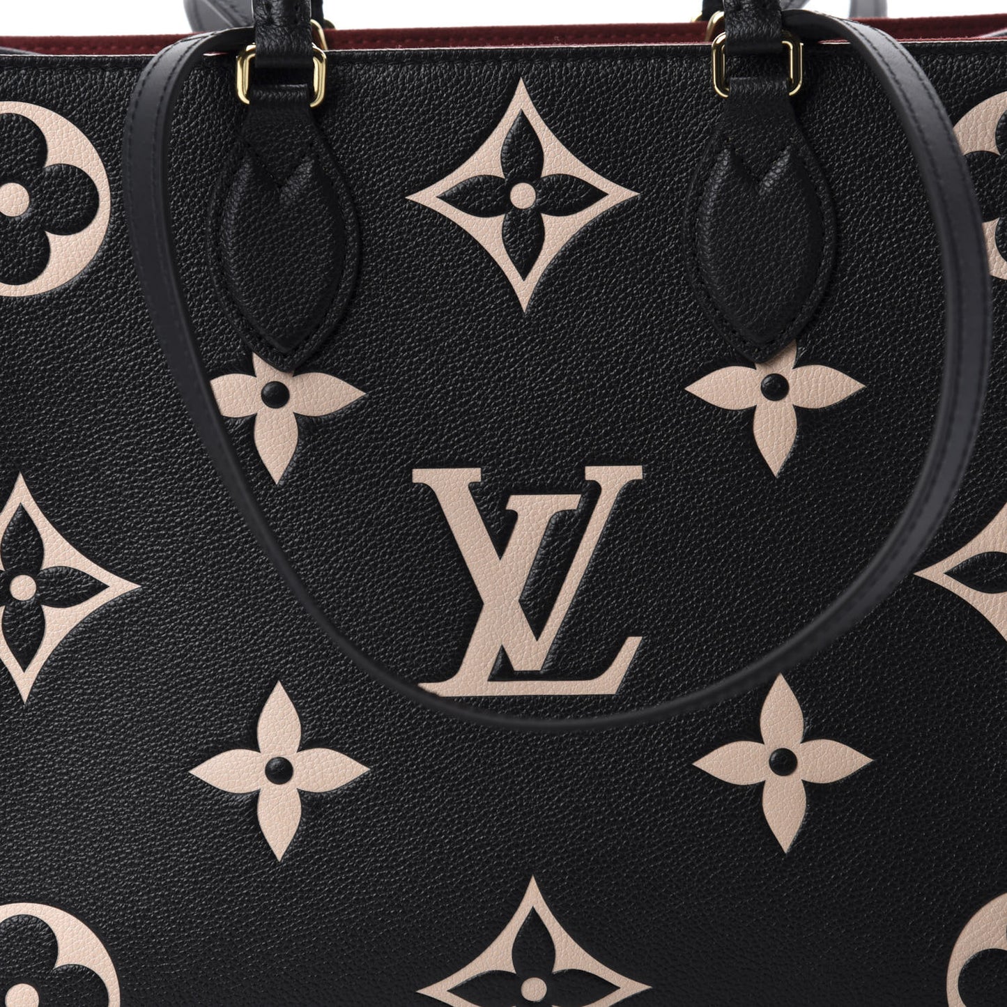 Empreinte Monogram Giant Onthego MM Black Beige