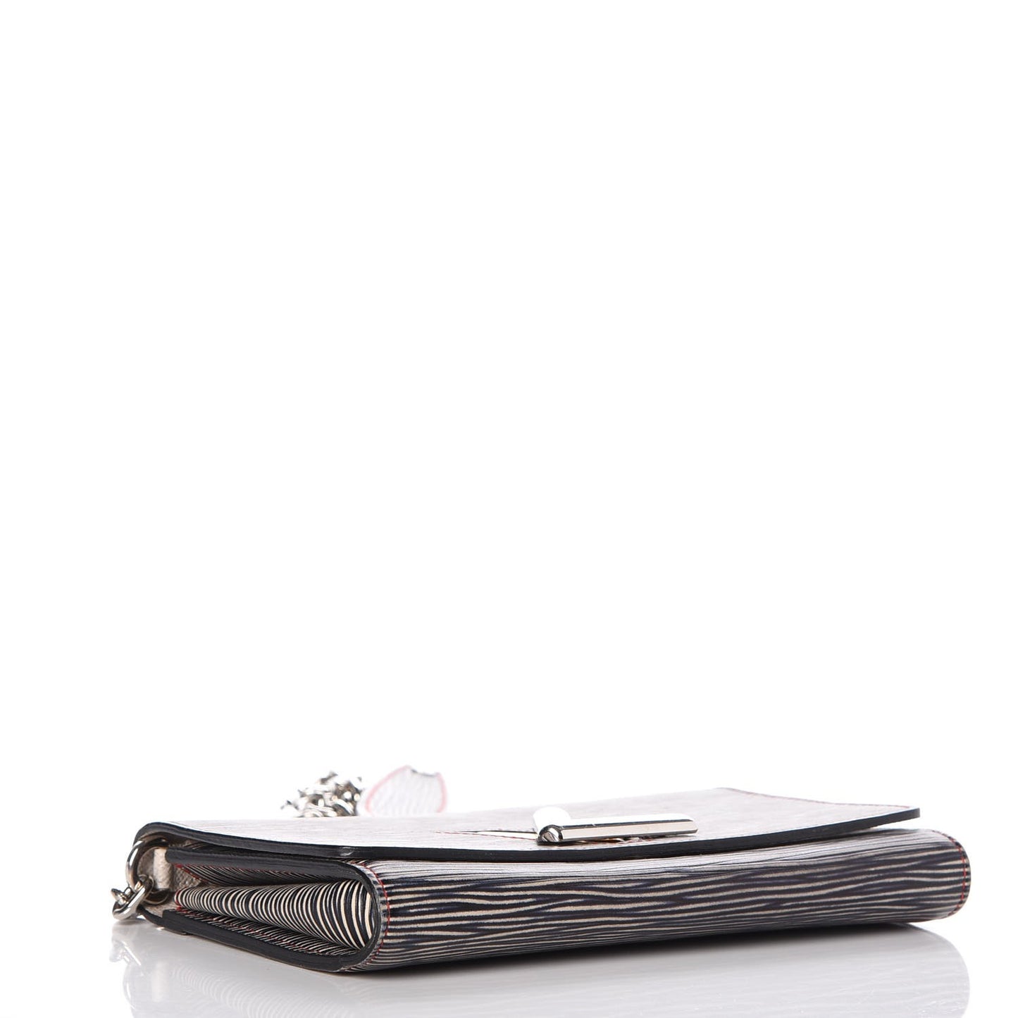 Epi Twist Chain Wallet Denim Dark