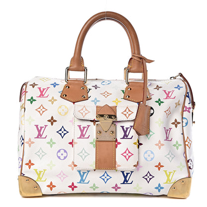 Louis Vuitton Monogram Multicolor Speedy 30 White 1 of 8
