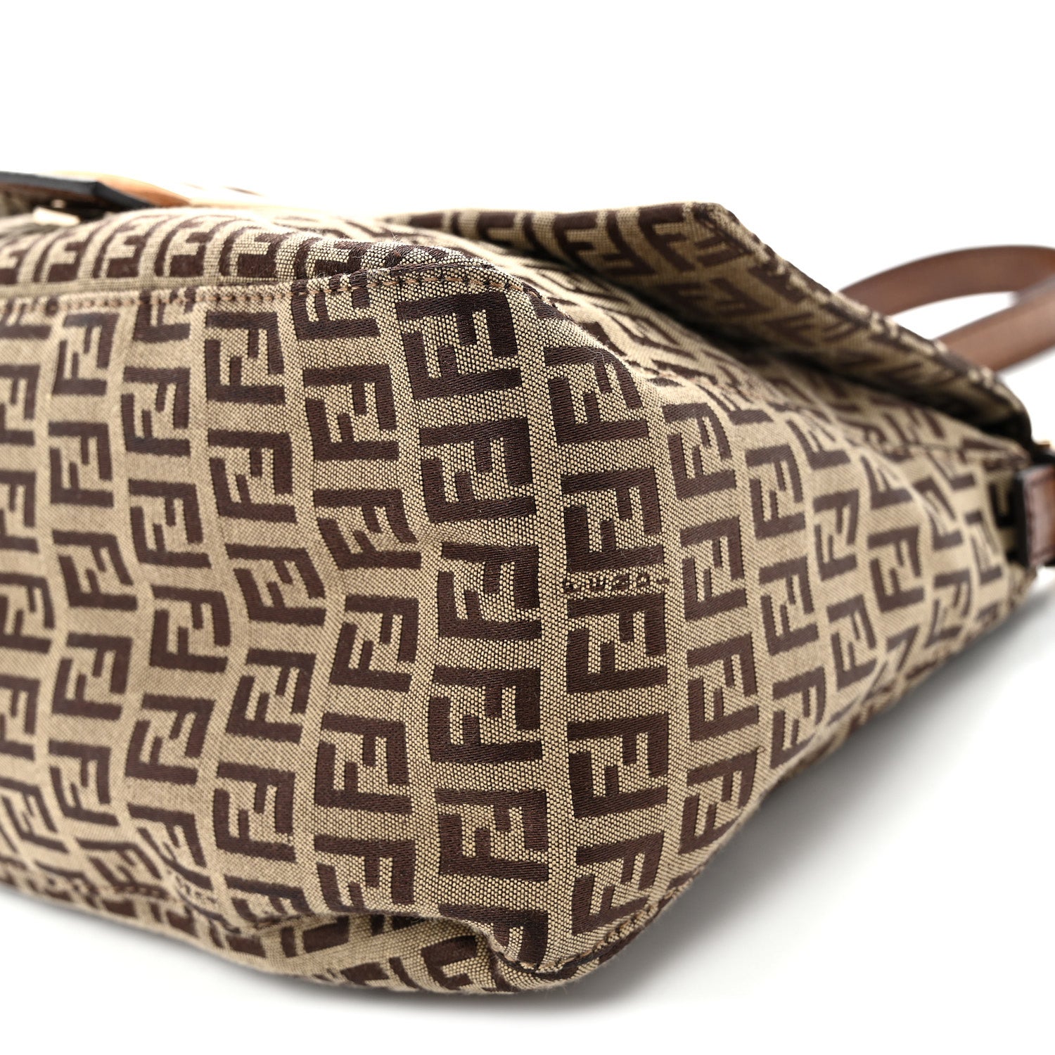 Fendi Zucchino Vitello Mama Baguette Mogano Panna Bruciato 10 of 10