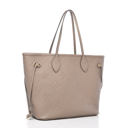 Louis Vuitton Empreinte Monogram Giant Neverfull MM Tourterelle 3 of 9