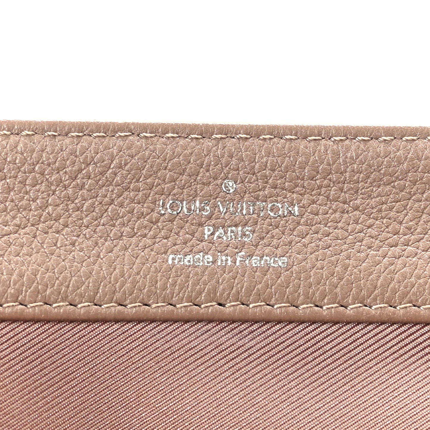 Soft Calfskin Lockme II Top Handle Taupe Glace