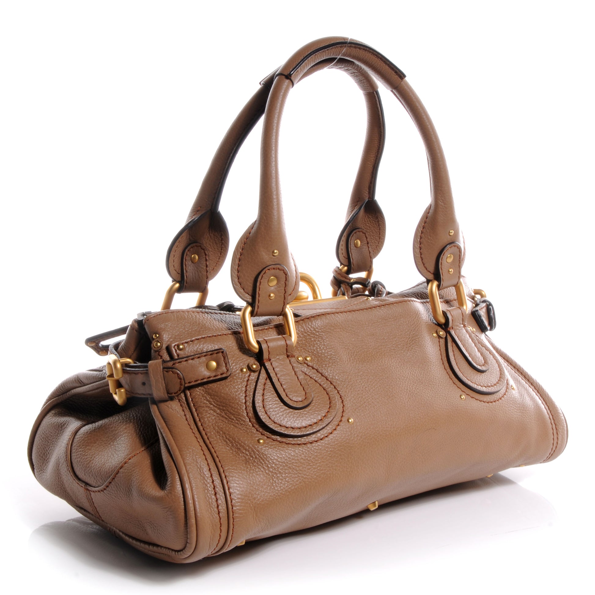 Chloe Leather Medium Paddington Nut 3 of 9