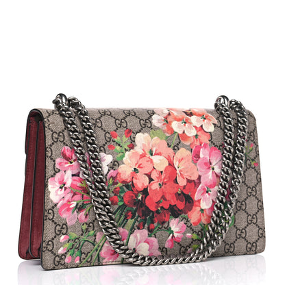 Gucci GG Supreme Monogram Blooms Small Dionysus Shoulder Bag Beige Multicolor Dry Rose 2 of 5