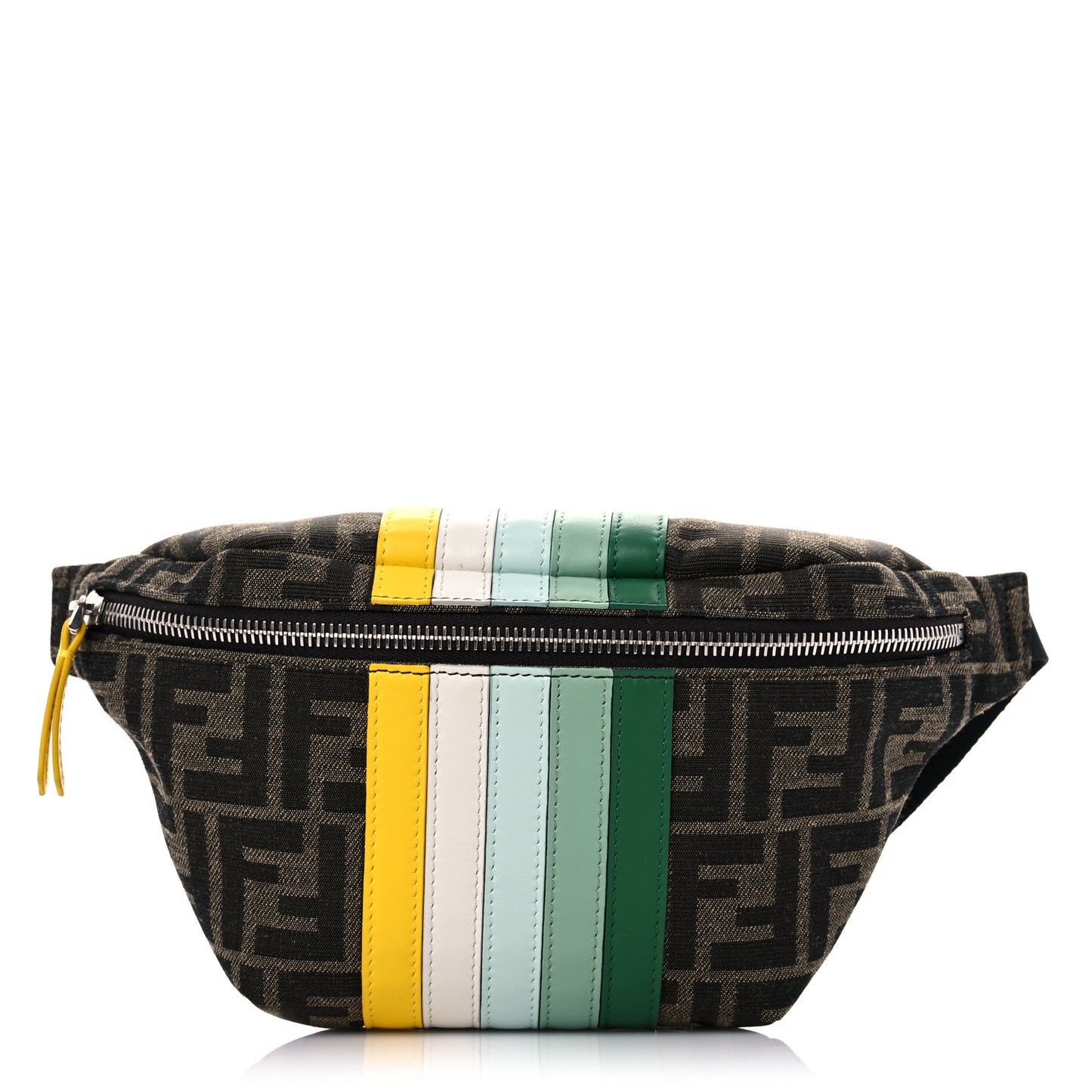 Fabric Jacquard Vitello Century Matt Semiluc FF Kids Belt Bag Tobacco Multicolor