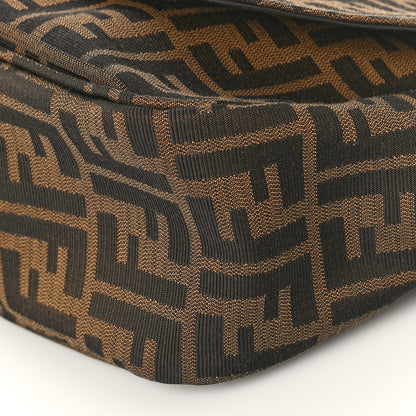 Fendi Zucca Vitello Artic Small Messenger Bag Tobacco Castagna 9 of 9