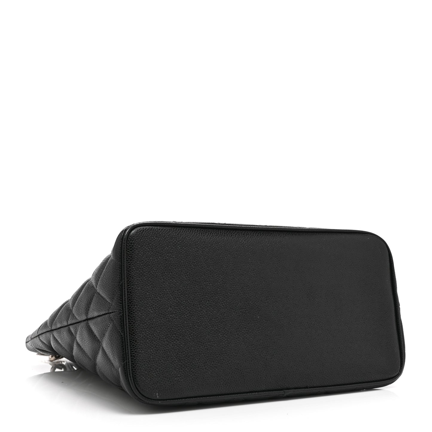 Caviar Quilted Medallion Tote Black