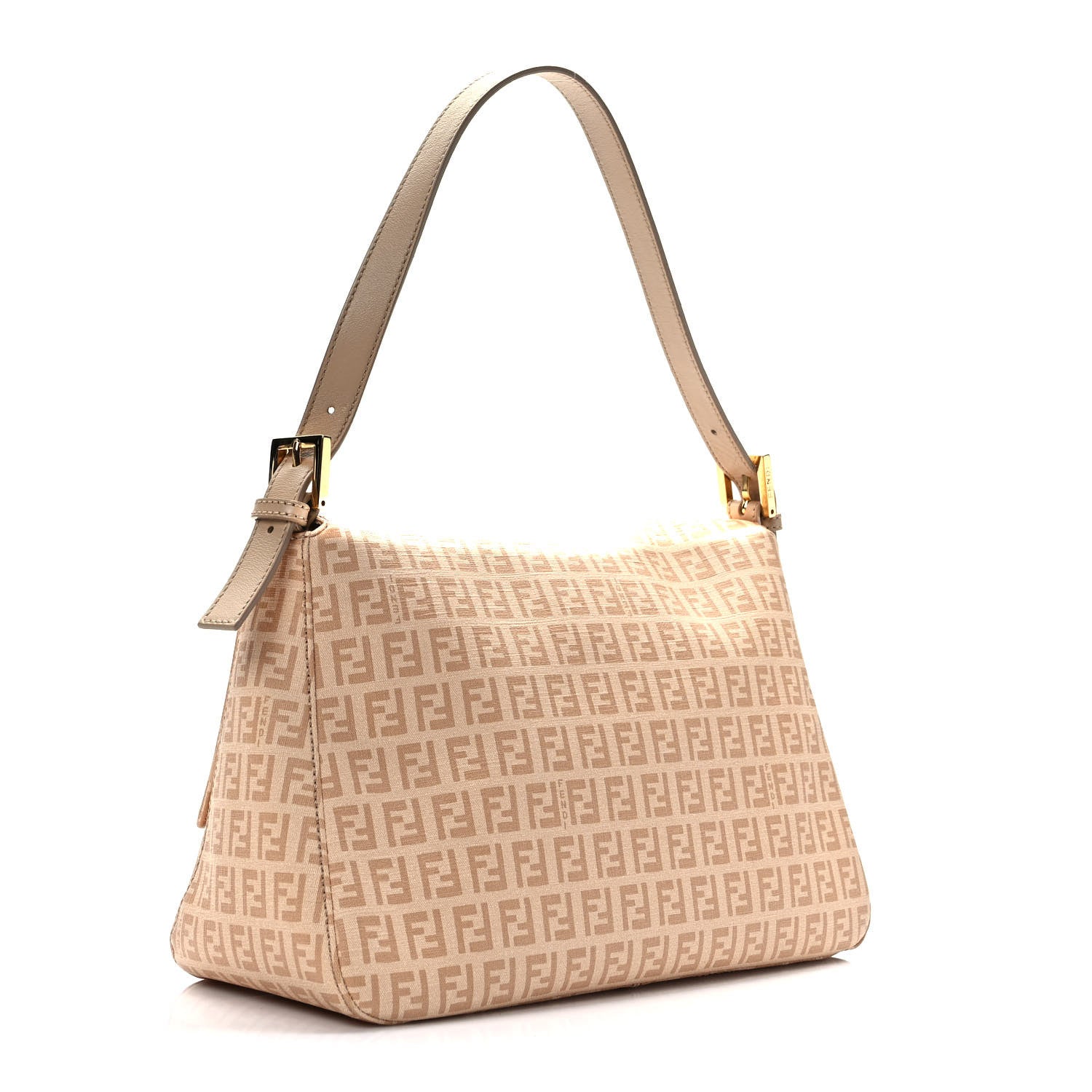 Fendi Zucchino Vitello Mama Baguette Beige Tortora 3 of 10