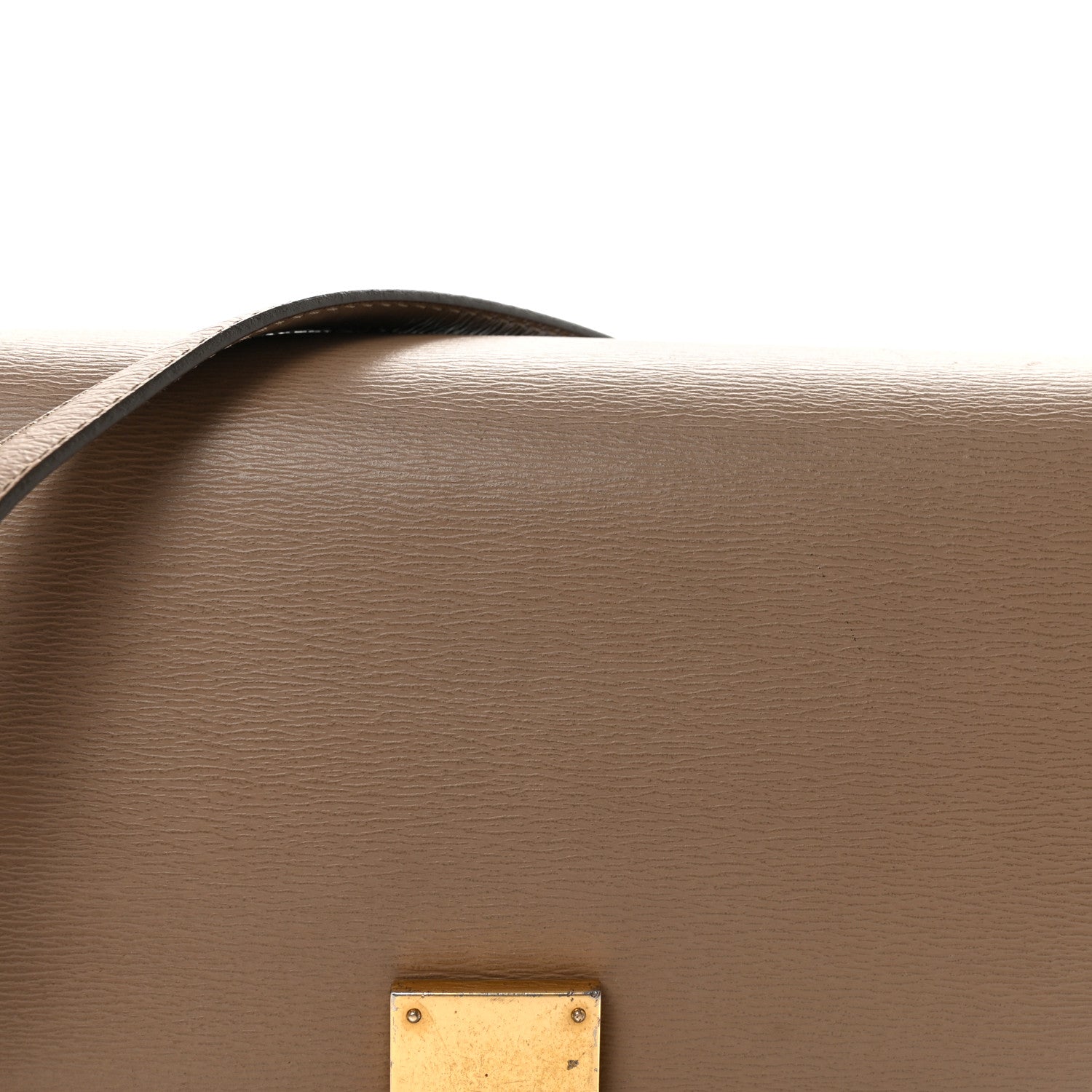 Celine Liege Calfskin Medium Classic Box Flap Bag Taupe 8 of 10