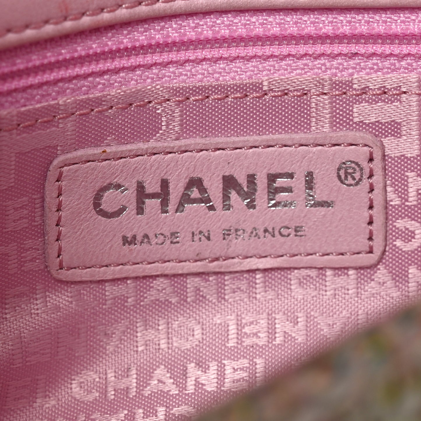 Tweed Diagonal CC Small Flap Pink Multicolor