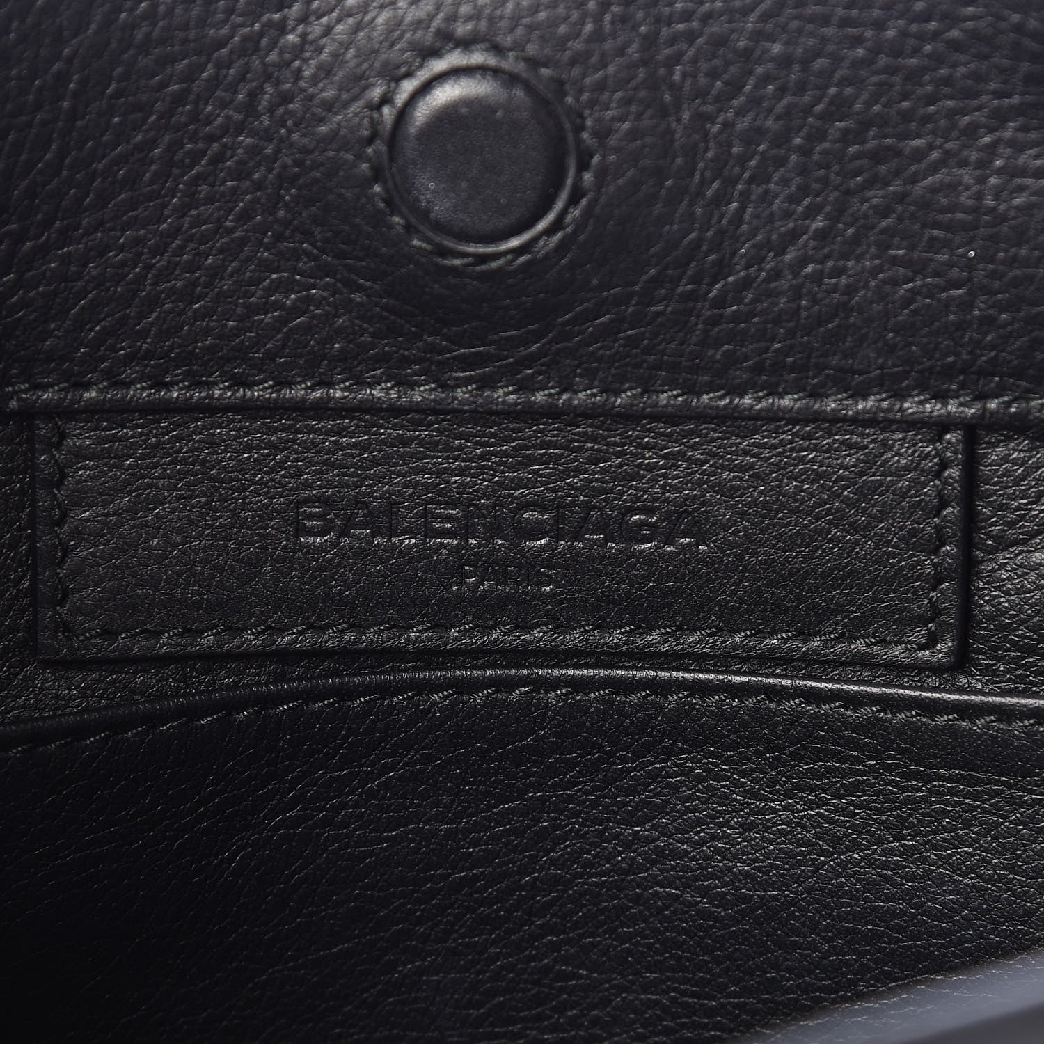 Balenciaga Grained Calfskin Papier Mini A4 Zip Around Tote Black 6 of 10