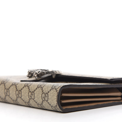 Gucci GG Supreme Monogram Mini Dionysus Chain Wallet Beige Taupe 7 of 9