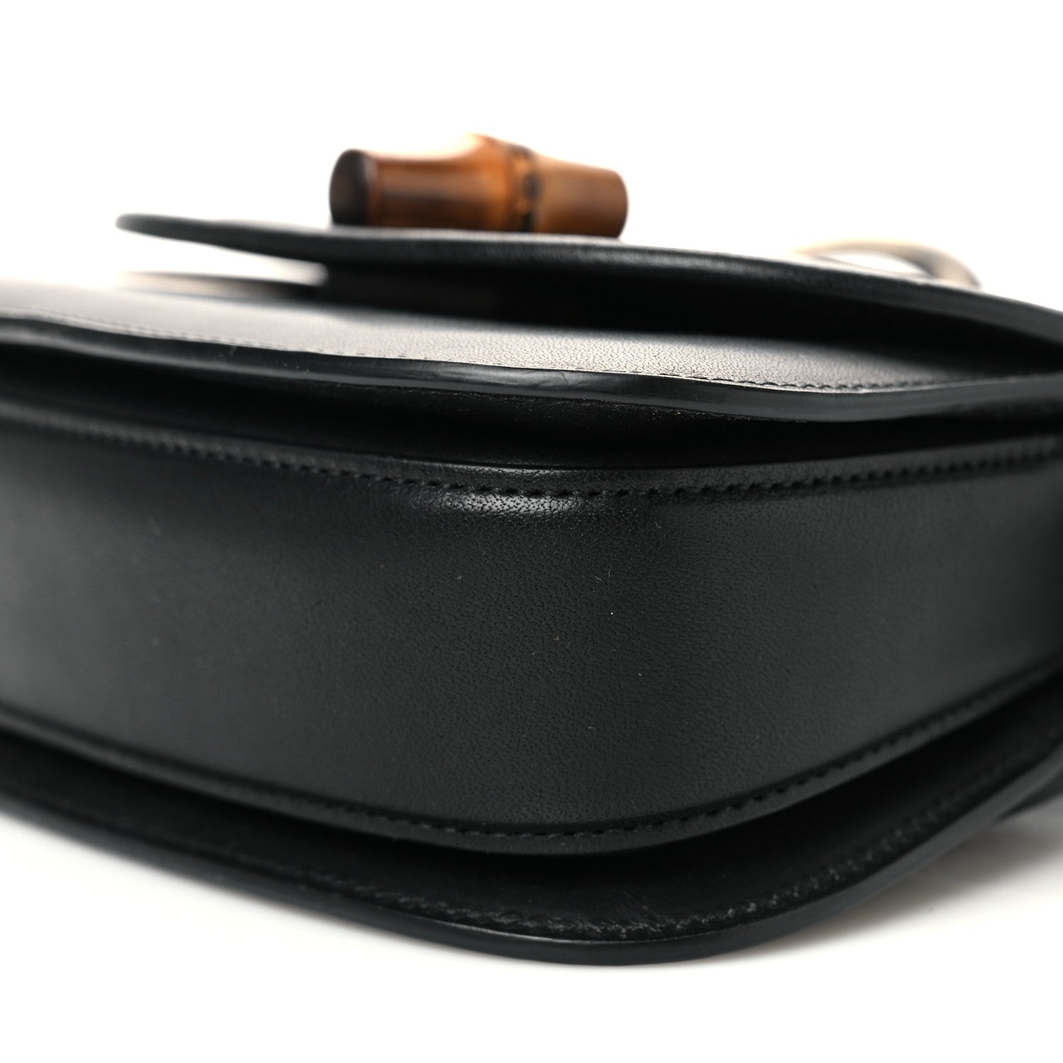 Gucci Calfskin Bamboo Mini 1947 Belt Bag 70 28 Black 9 of 10