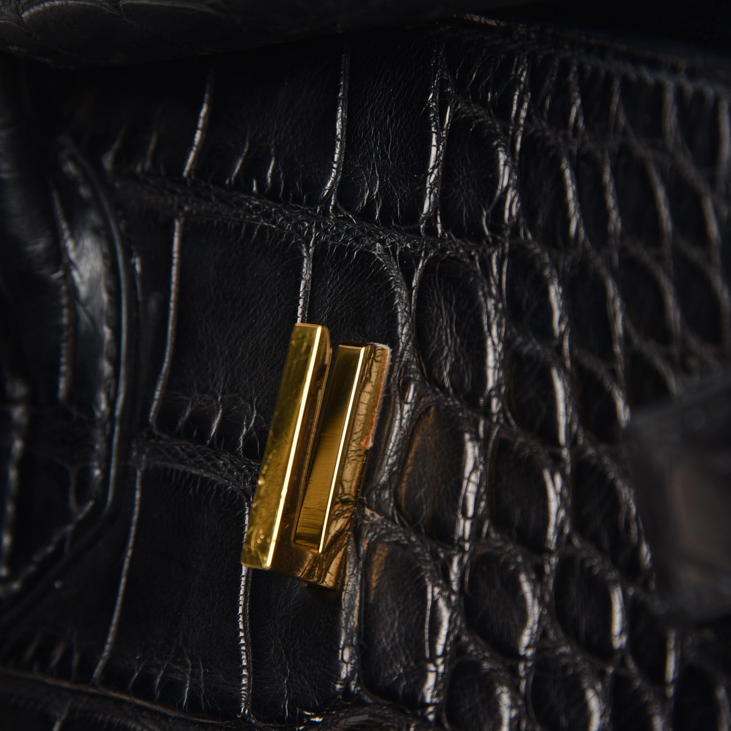 Matte Alligator Birkin 35 Black
