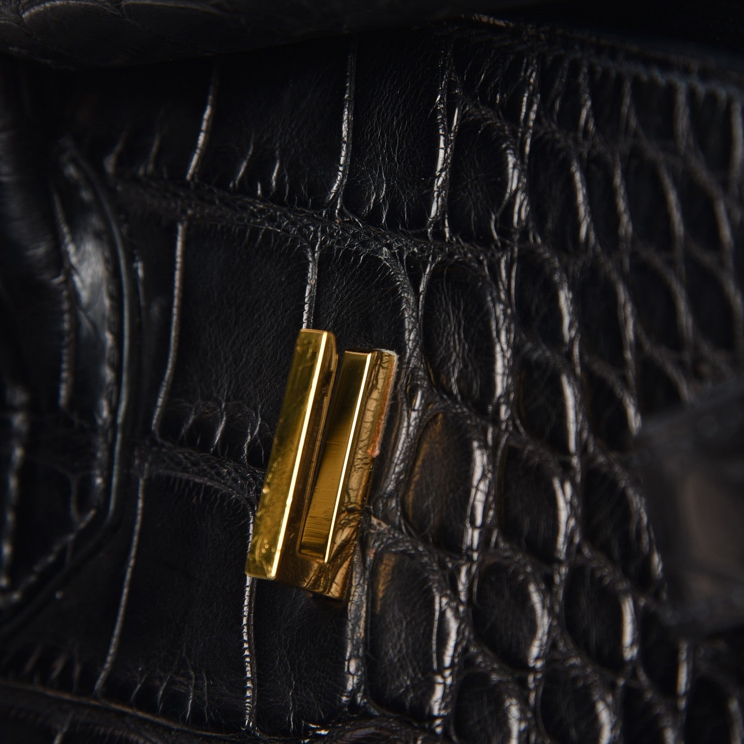 Hermes Matte Alligator Birkin 35 Black 30 of 30