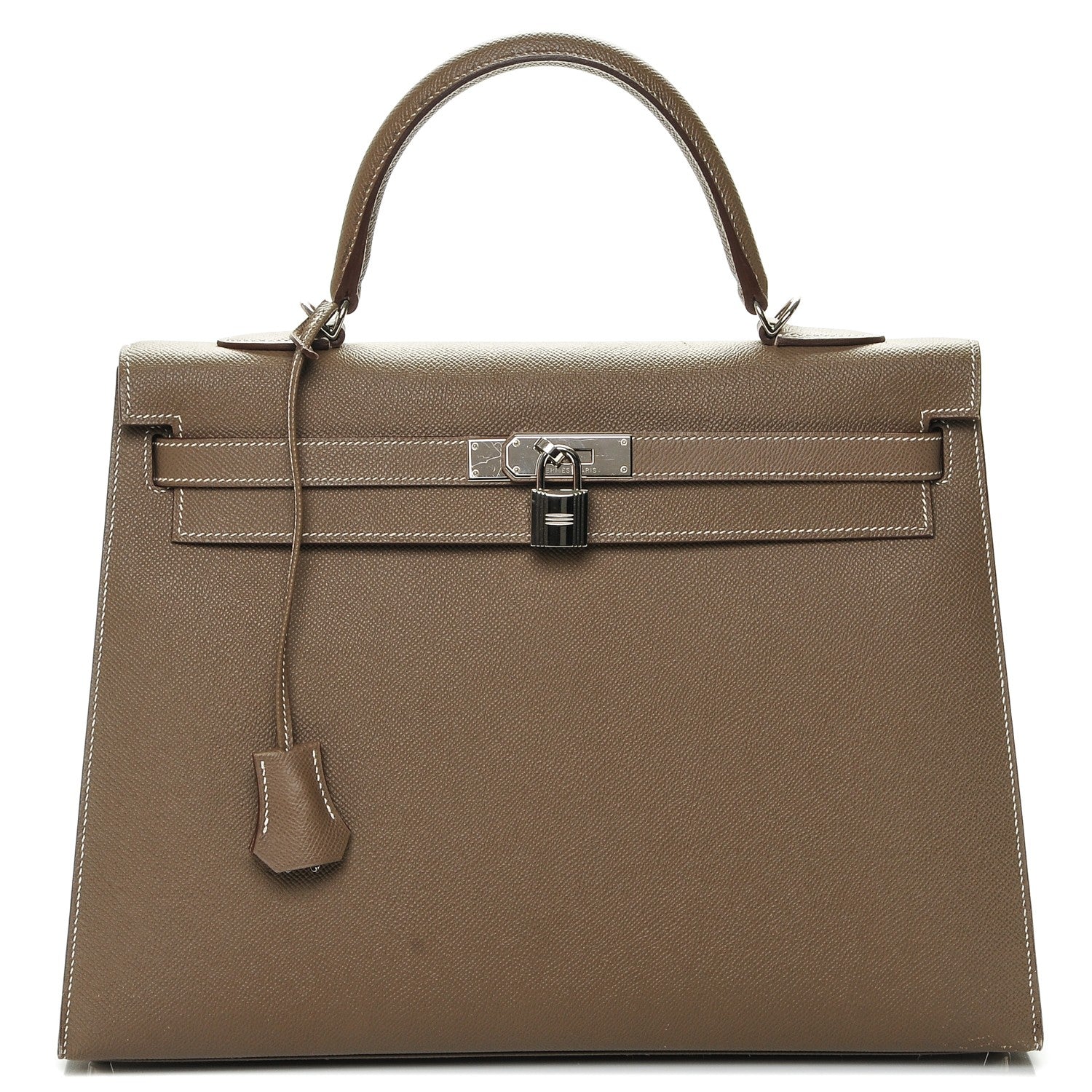 Hermes Epsom Kelly Sellier 35 Etoupe 1 of 27