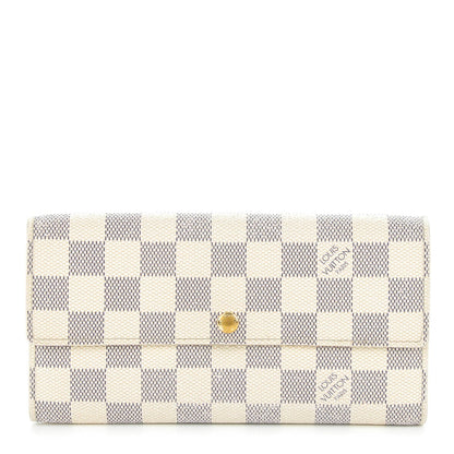 Louis Vuitton Damier Azur Sarah Wallet 1 of 7