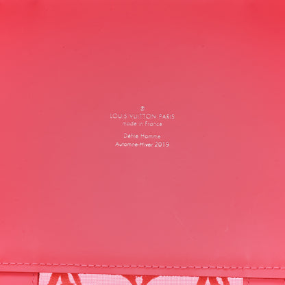 Louis Vuitton Monogram Fluo See Through Keepall Bandouliere 50 Rose 5 of 9