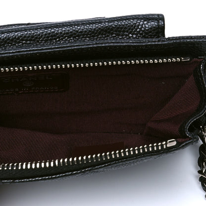 Chanel Caviar Quilted CC Phone Holder Black 4 of 4