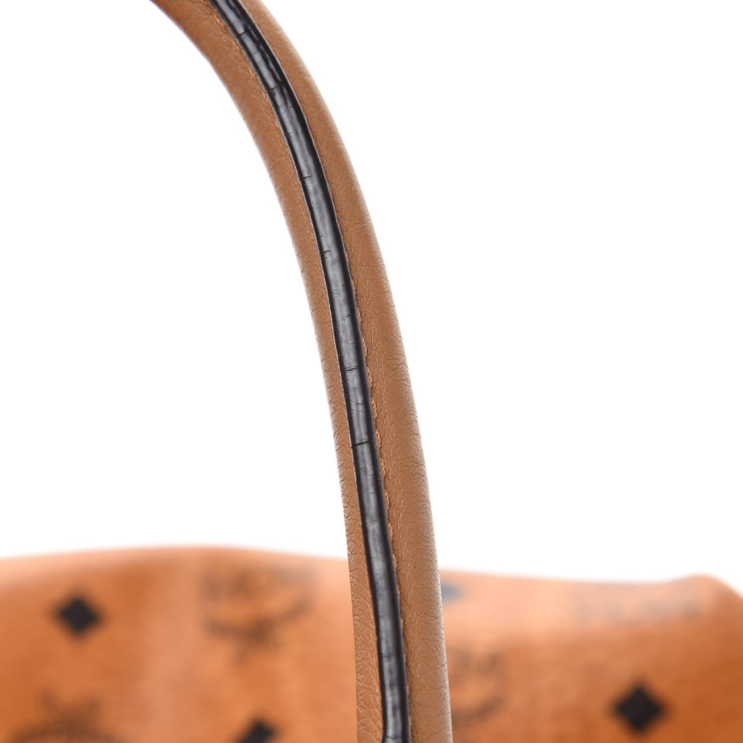 Visetos Medium Drawstring Shopper Cognac
