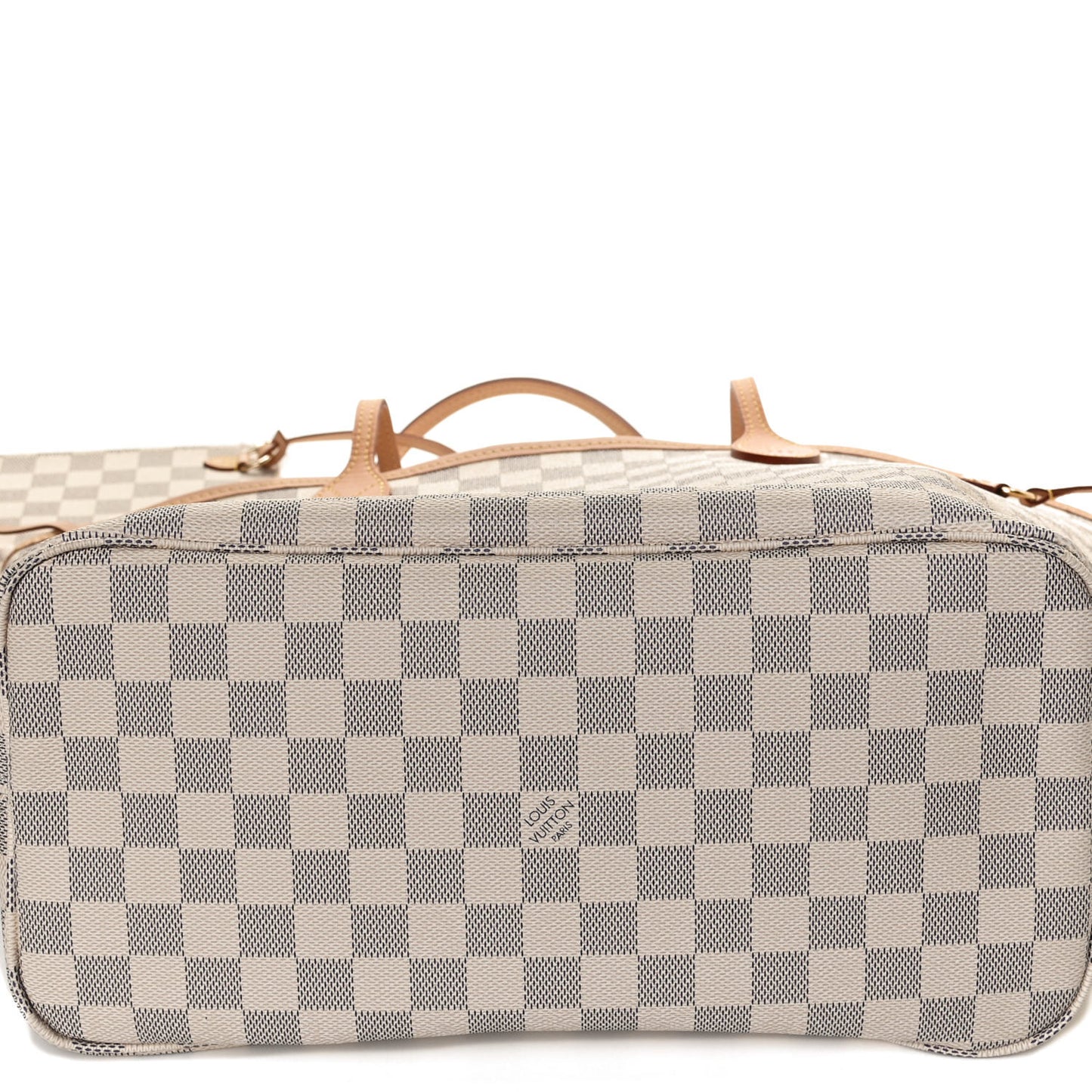Damier Azur Neo Neverfull MM Rose Ballerine