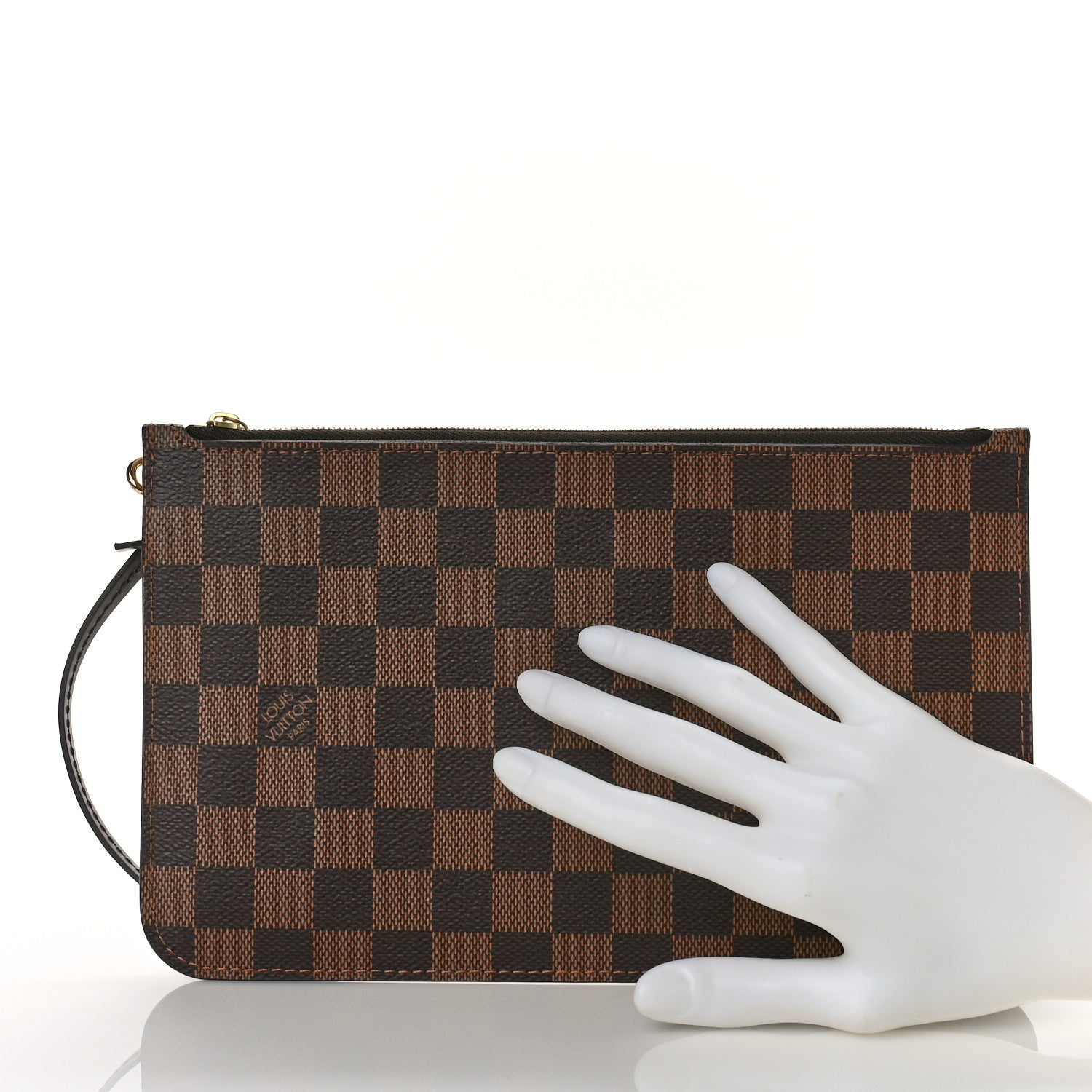 Louis Vuitton Damier Ebene Neverfull MM GM Pochette 2 of 8
