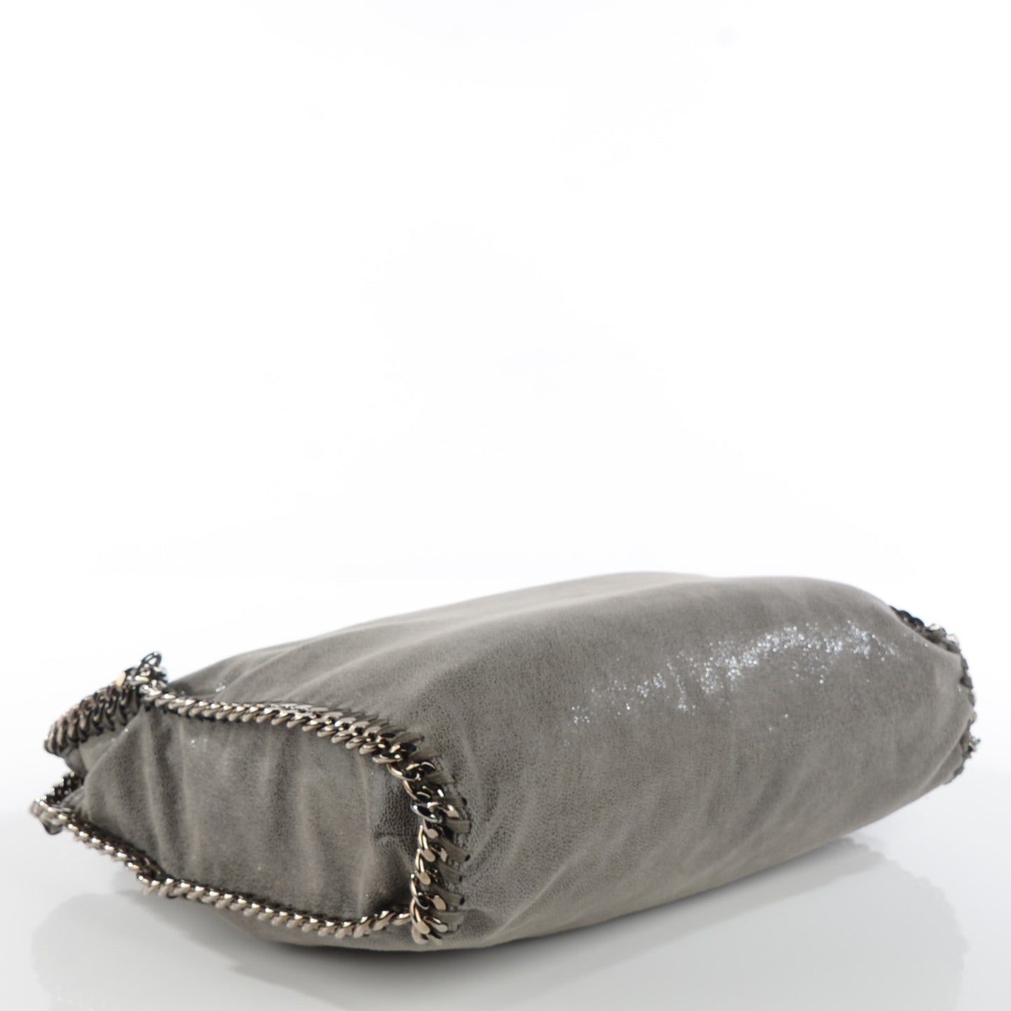 Shaggy Deer Falabella Fold Over Tote Grey