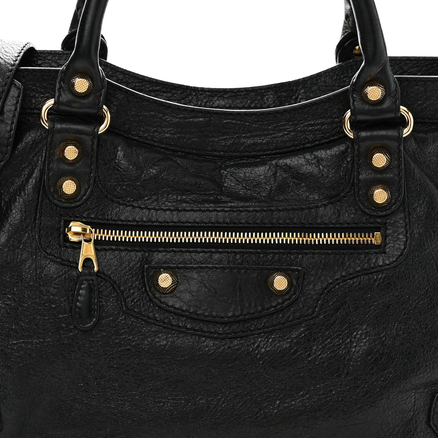 Agneau Giant 12 Gold Hardware City Black