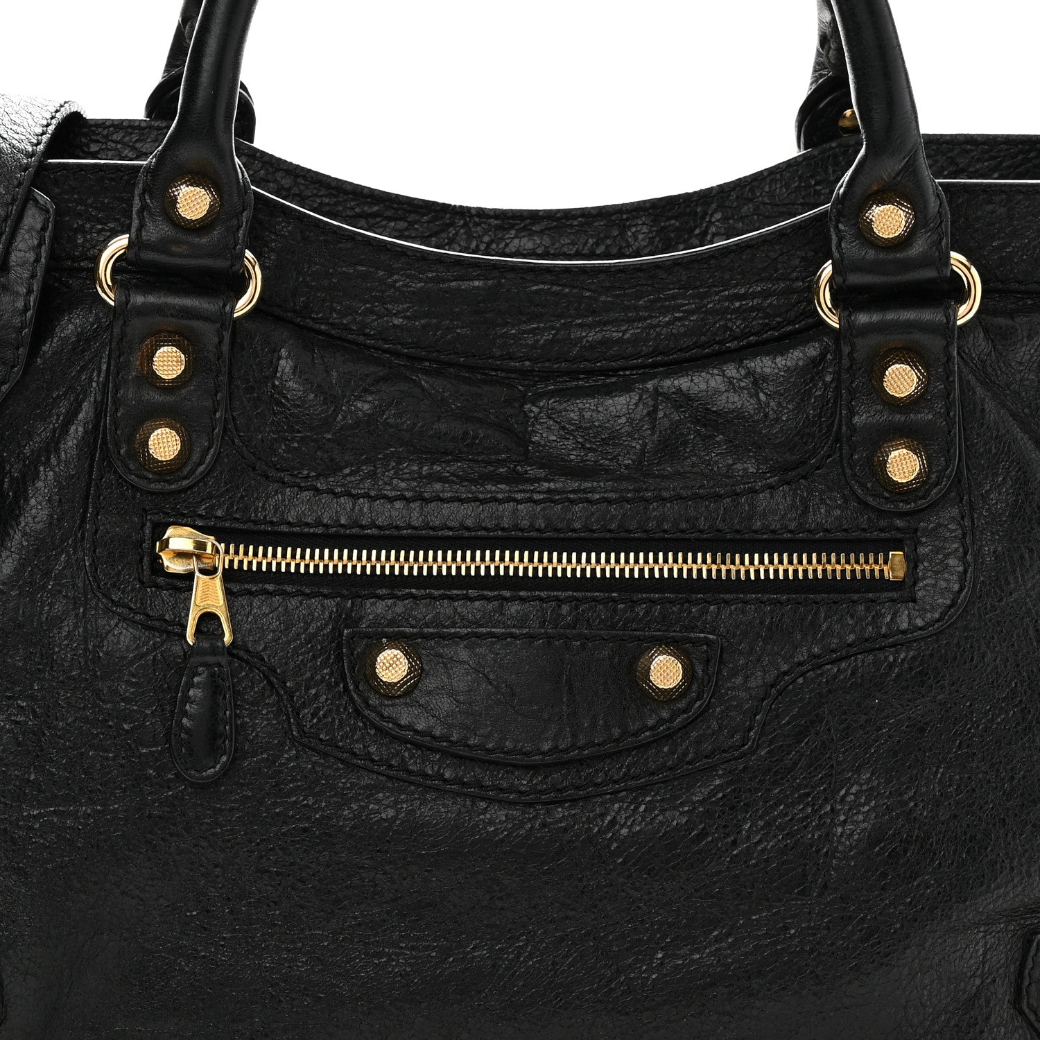 Balenciaga Agneau Giant 12 Gold Hardware City Black 8 of 10