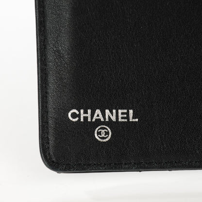 Chanel Patent Quilted Brilliant Yen Wallet Black 6 of 8