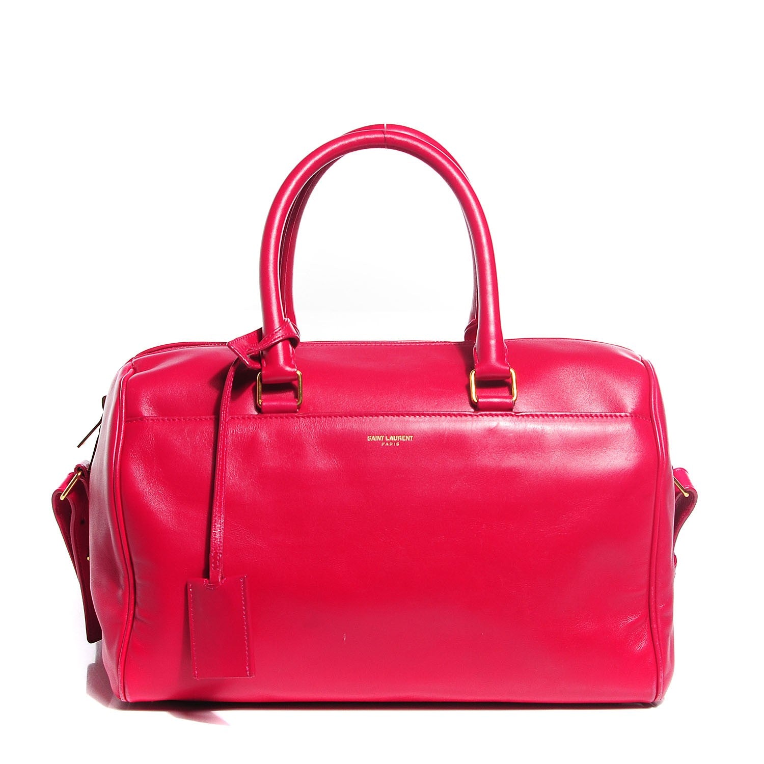Saint Laurent Calfskin Classic Duffle 6 Fuchsia 1 of 8