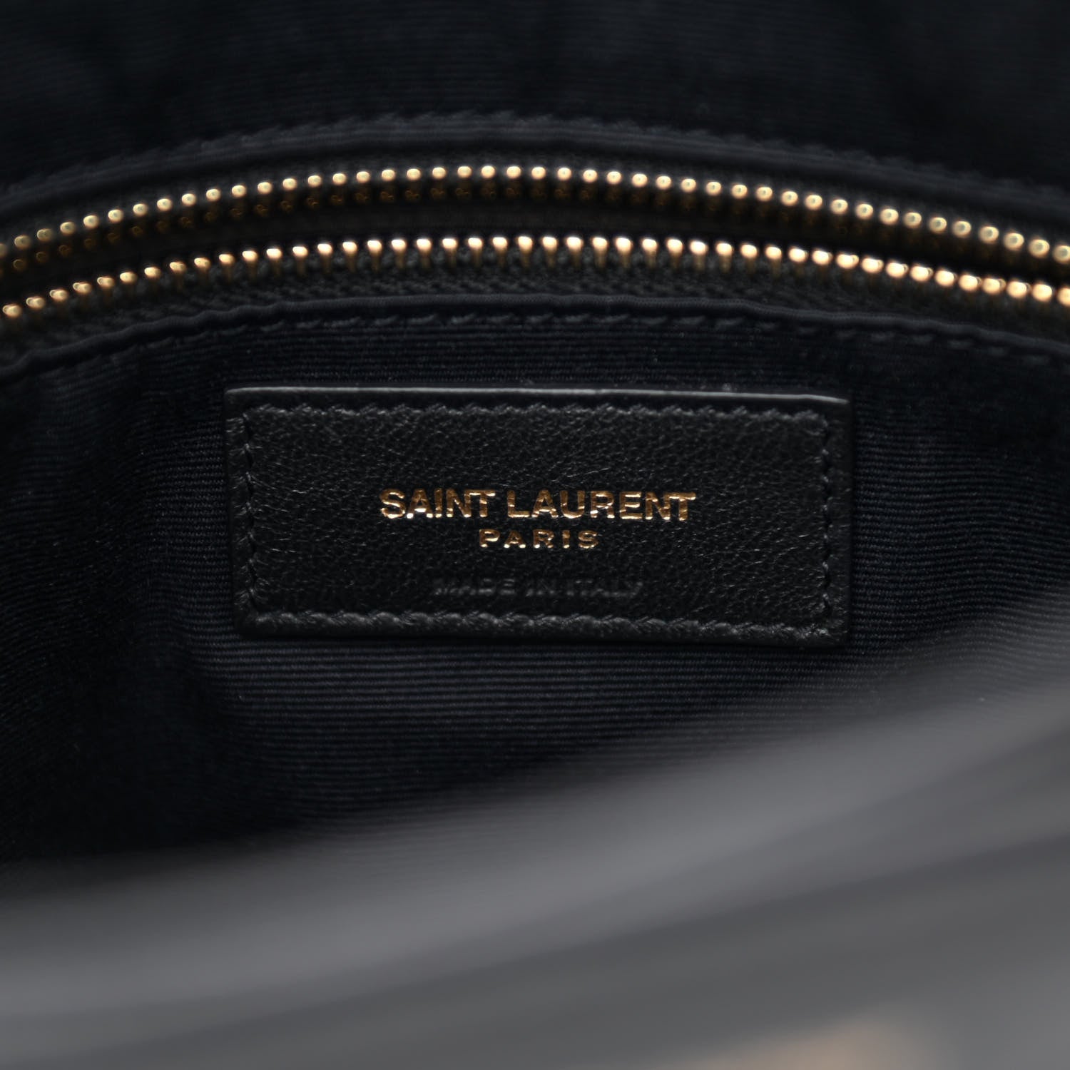 Saint Laurent Grain De Poudre Matelasse Chevron Small Tribeca Shopping Bag Black 7 of 9