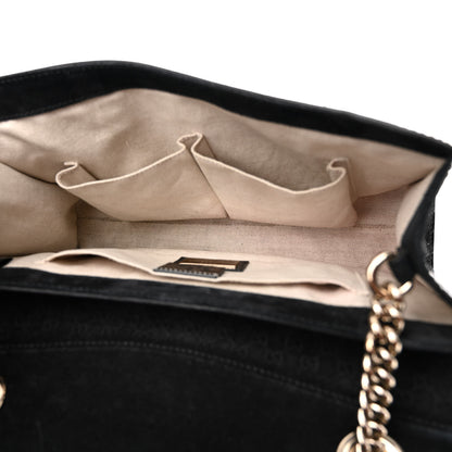 Gucci Shine Guccissima Medium Emily Chain Shoulder Bag Black 5 of 18