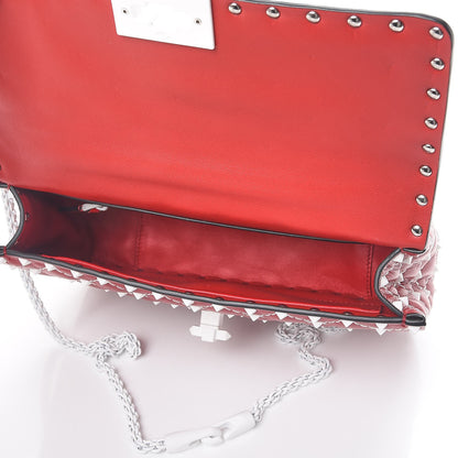 Valentino Garavani Lambskin Medium Free Rockstud Spike Shoulder Bag Rosso Valentino 5 of 7