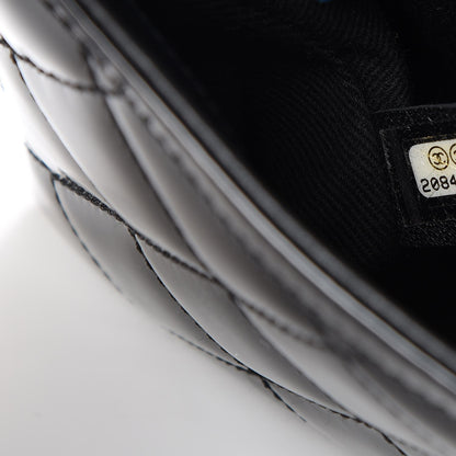 Chanel Patent Quilted Small Coco Shine Flap Black 7 of 8