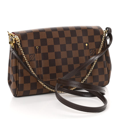 Louis Vuitton Damier Ebene Favorite MM 3 of 12