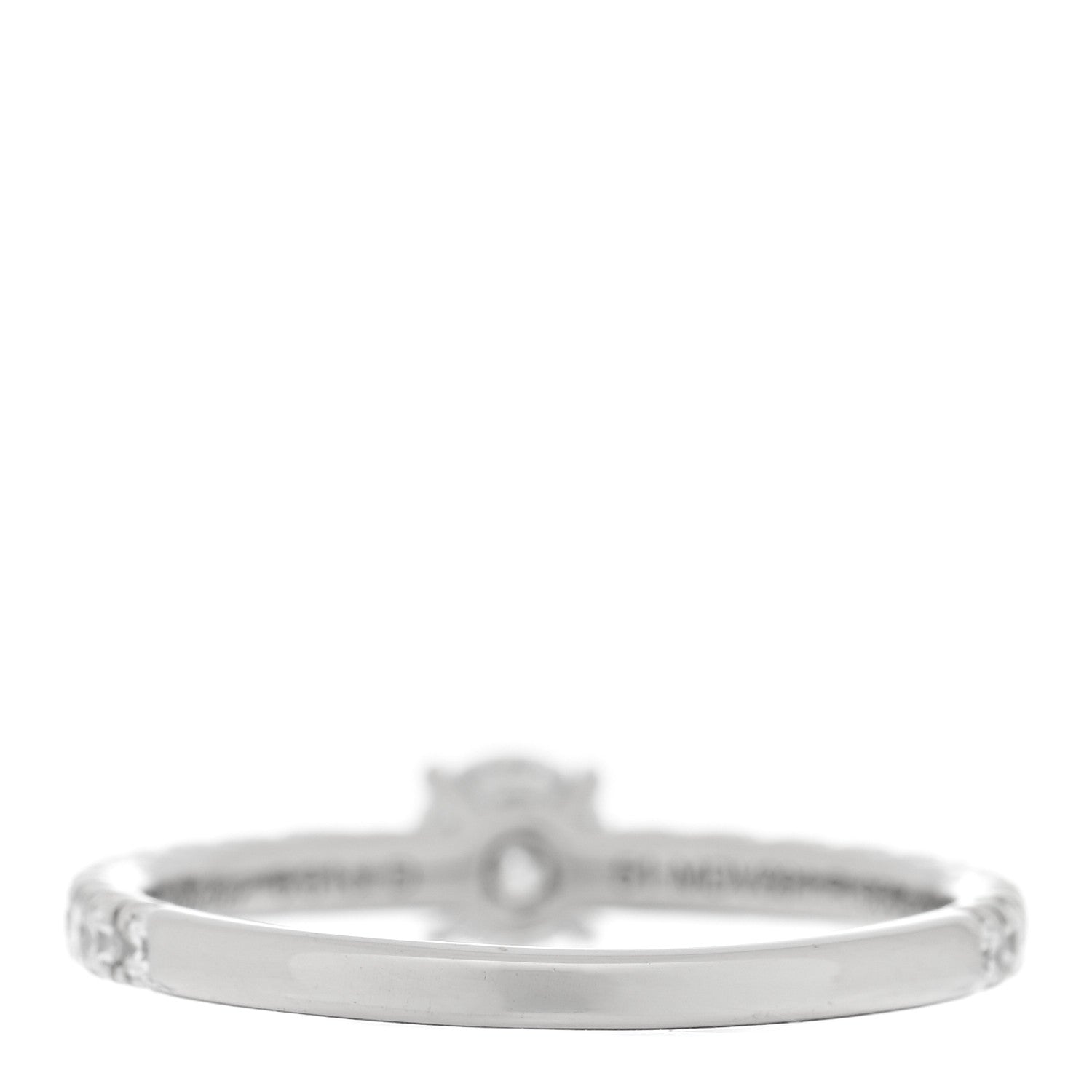 Cartier Platinum Diamond .31ct Etincelle De Cartier Solitaire Engagement Ring 51 5.75 3 of 5