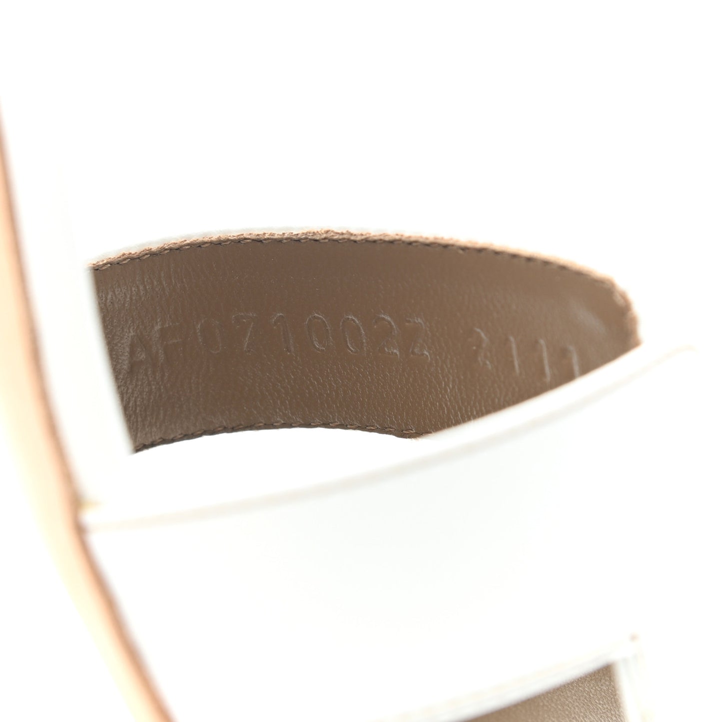 Calfskin Oasis Sandals 38 White