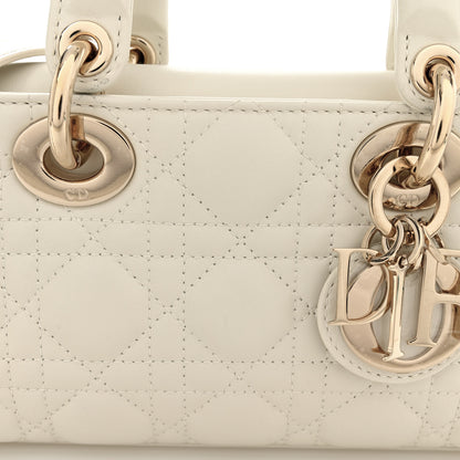 Christian Dior Lambskin Cannage Small Lady D-Joy Latte 14 of 31