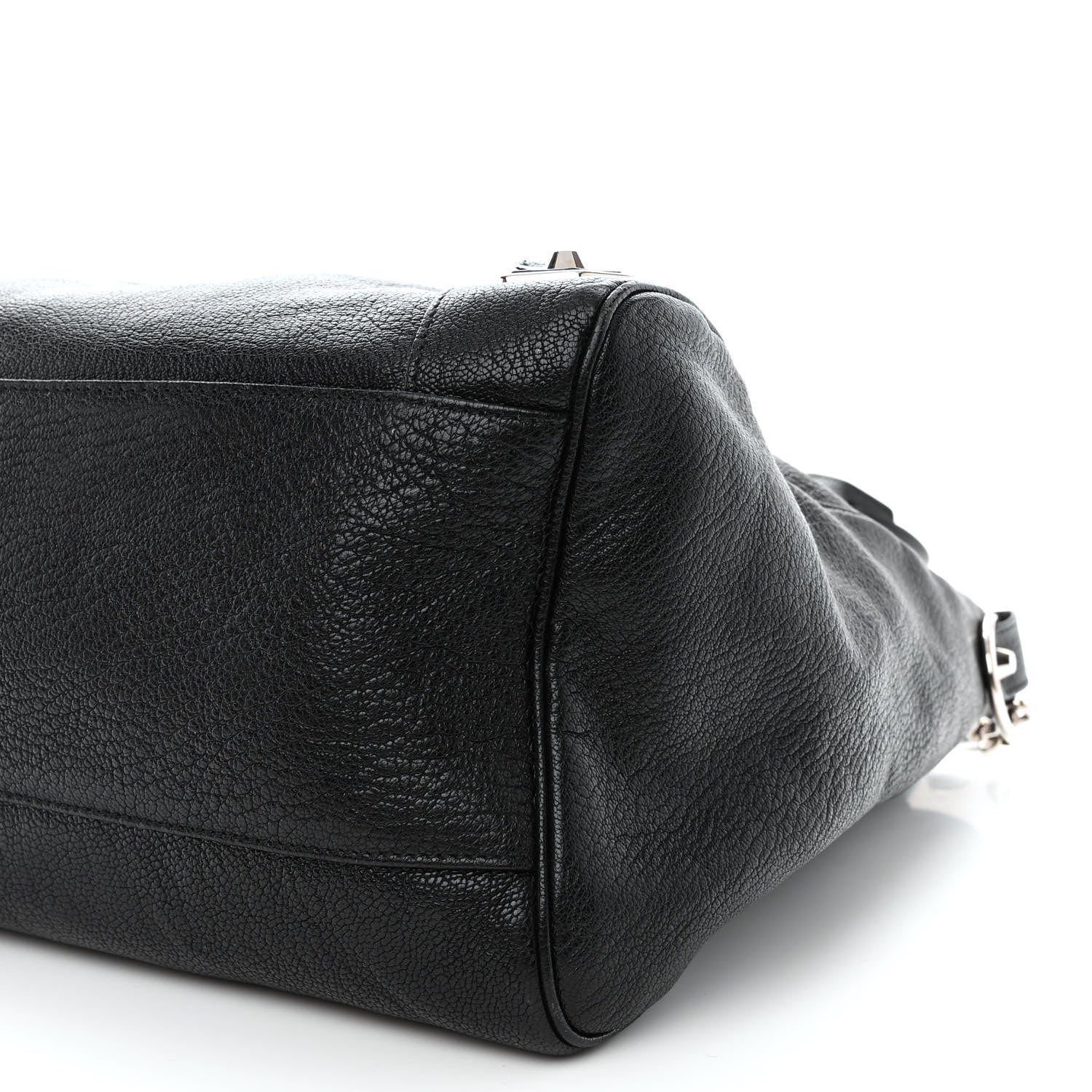 Balenciaga Chevre Silver Metallic Edge Hardware Velo Black 10 of 10