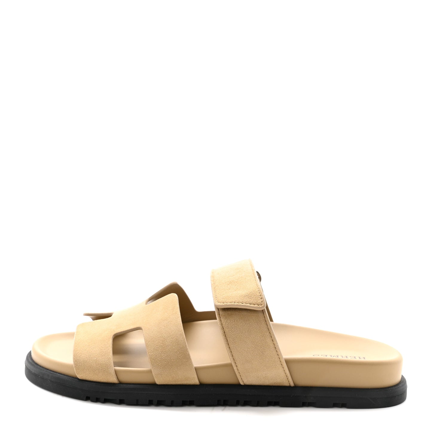 Suede Goatskin Womens Chypre Sandals 37 Beige Sable