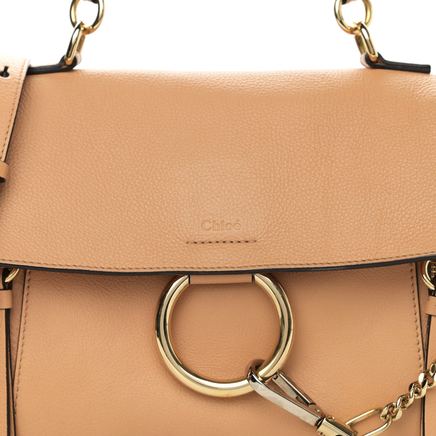 Chloe Calfskin Small Faye Day Shoulder Bag Blush Nude 7 of 15
