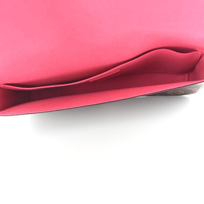 Louis Vuitton Monogram 2021 Christmas Animation Hollywood Pochette Felicie Chain Wallet Fuchsia 6 of 9