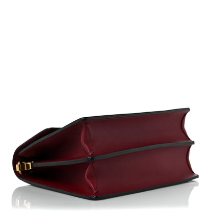 Louis Vuitton Smooth Calfskin Dauphine MM Cherry Berry 6 of 8