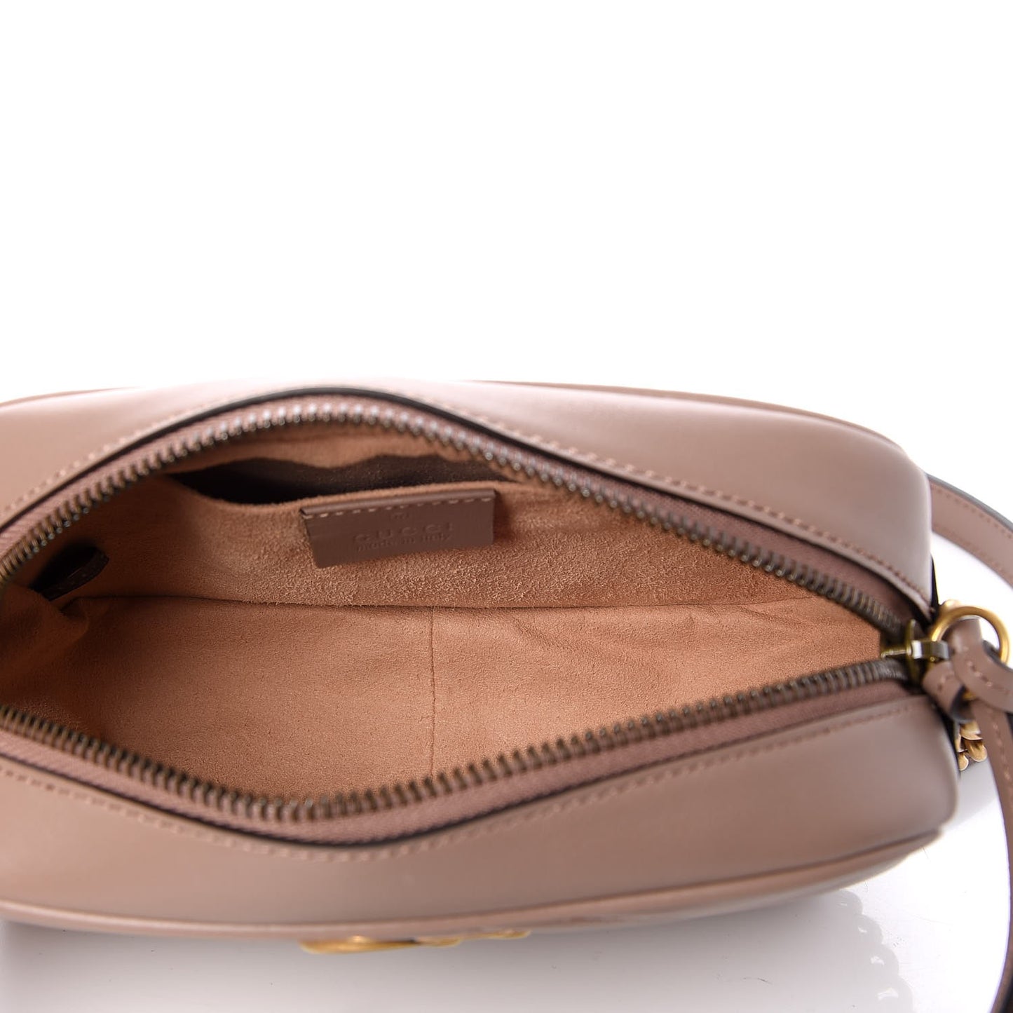 Calfskin Matelasse Mini GG Marmont Chain Shoulder Bag Porcelain Rose