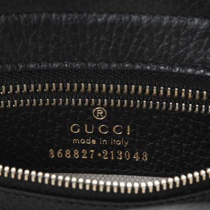 Gucci Dollar Calfskin Mini Swing Top Handle Bag Black 6 of 7