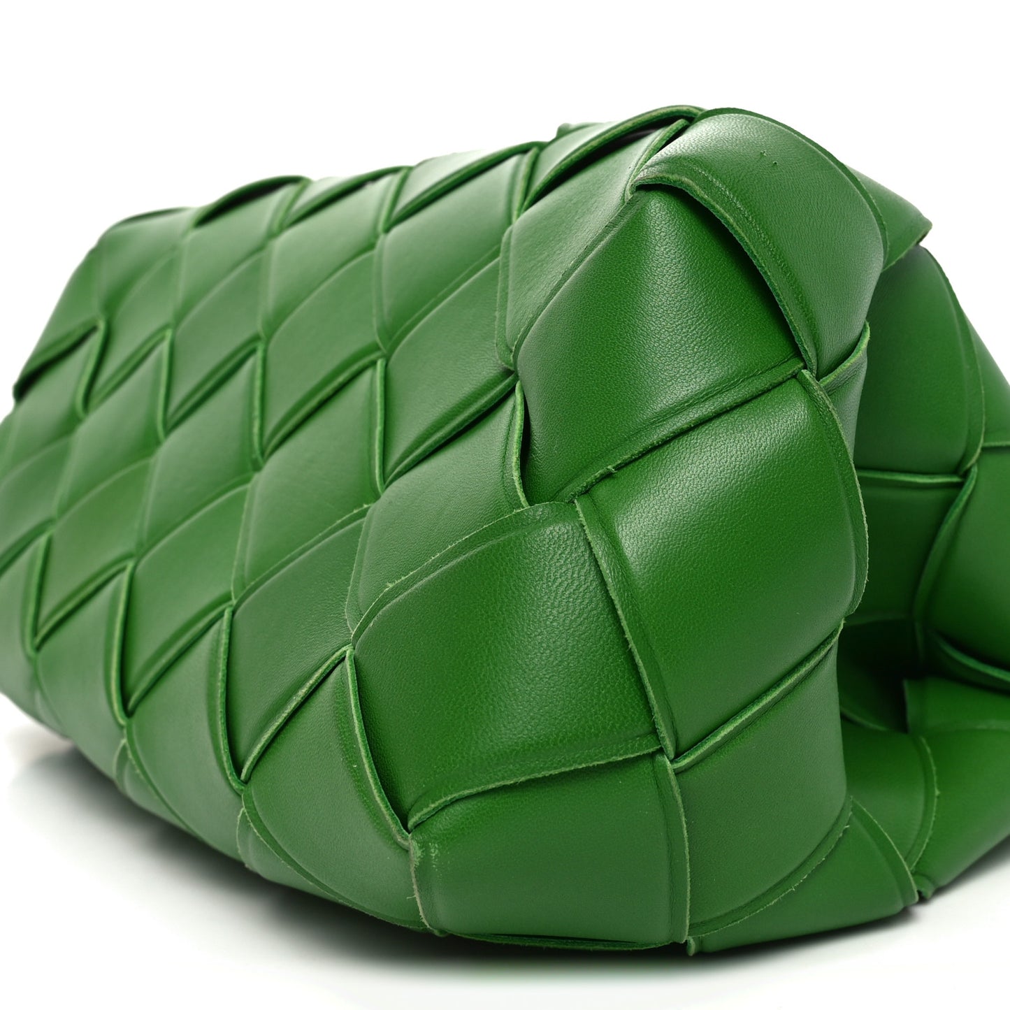 Nappa Intrecciato The Point Triangle Bag Parakeet